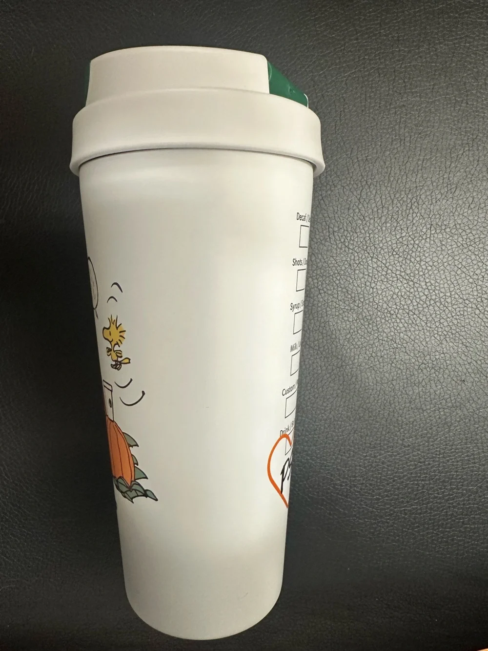 Starbucks branded tumbler
